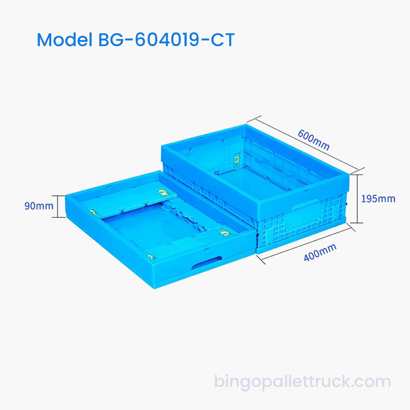 Cutie pliabilă din plastic cu lanț rece de 36 l pentru produse proaspete mici