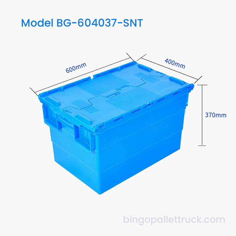 Cutie din plastic de 75 l pentru depozitarea pieselor mari
