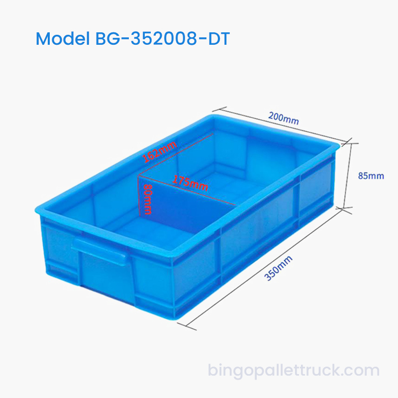 Cutie din plastic divizabilă cu 2 compartimente pentru sortarea pieselor de producție