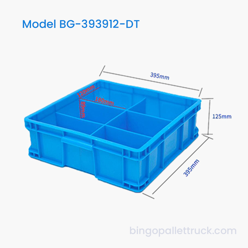 Geanta din plastic divizabil cu 6 compartimente pentru feronerie de atelier