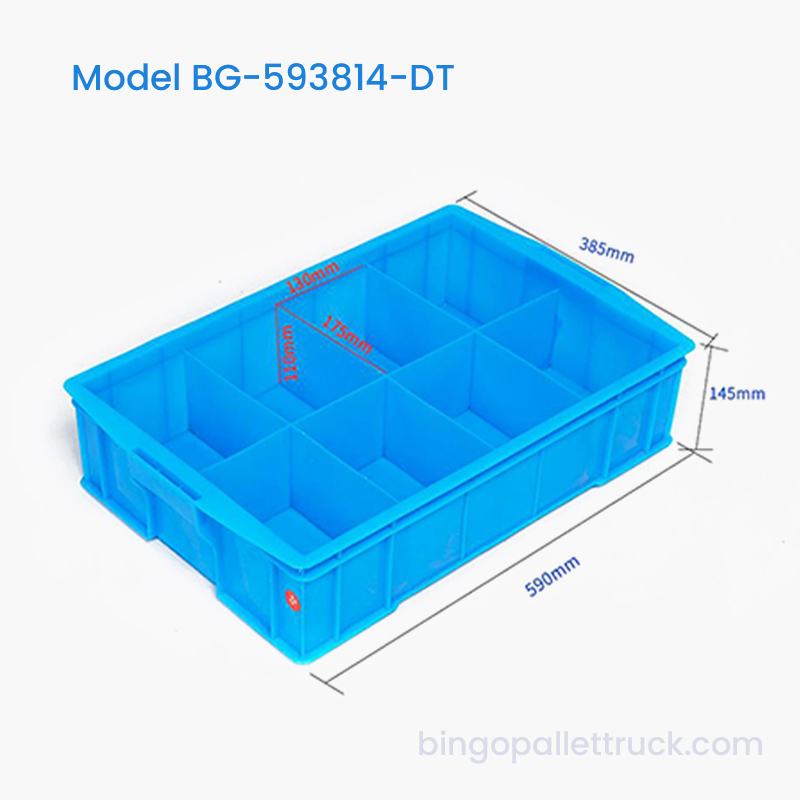 Geanta din plastic divizabilă cu 8 compartimente pentru uz cu amănuntul de piese mici