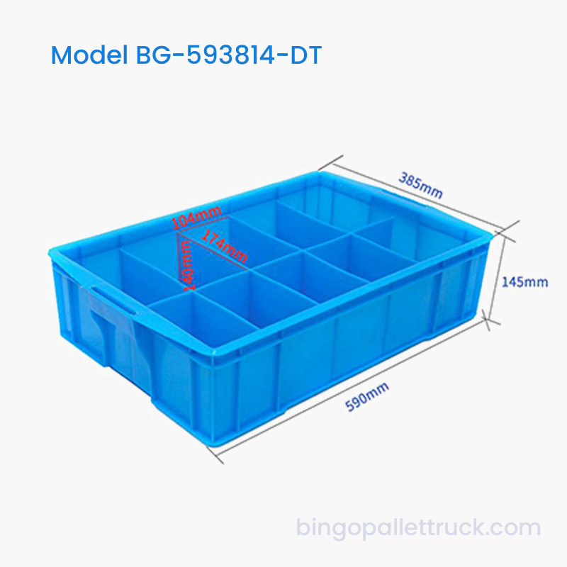 Cutie din plastic divizabilă cu 10 compartimente pentru elemente de fixare și șuruburi