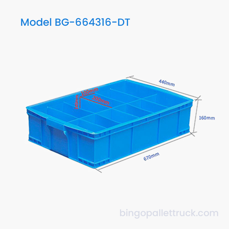 Geanta din plastic divizabilă cu 12 compartimente pentru gestionarea pieselor de vânzare cu amănuntul