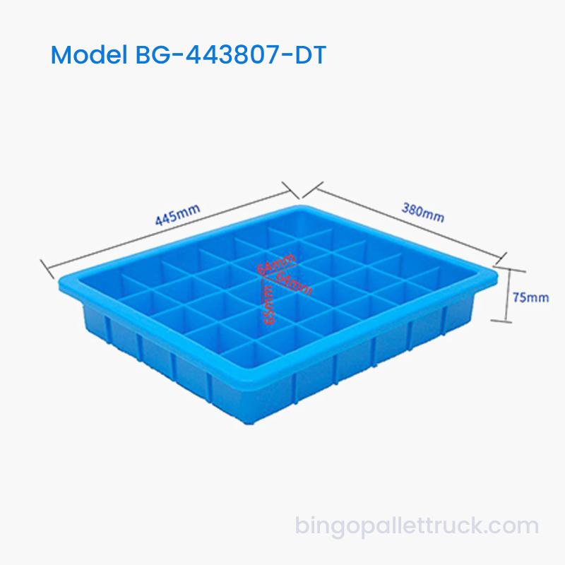 Cutie din plastic divizabilă cu 30 de compartimente pentru elemente de fixare și piese industriale