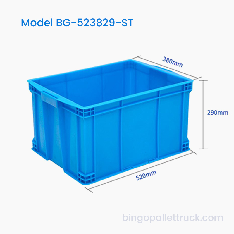 Container de logistică HDPE cutie de plastic stivuabilă de 45 l