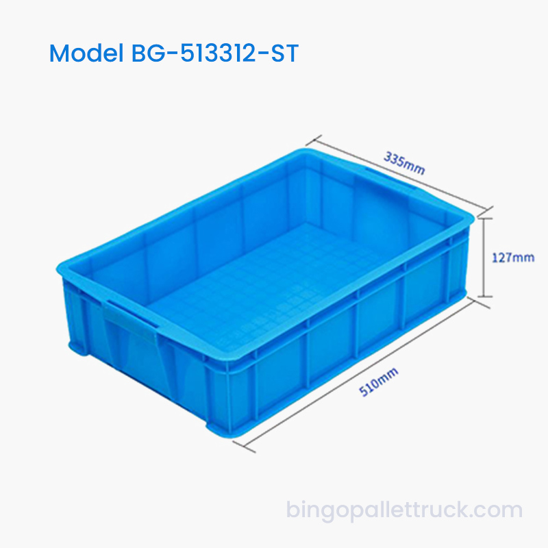 Cutie mică de 16 l din plastic stivuabilă pentru organizarea pieselor