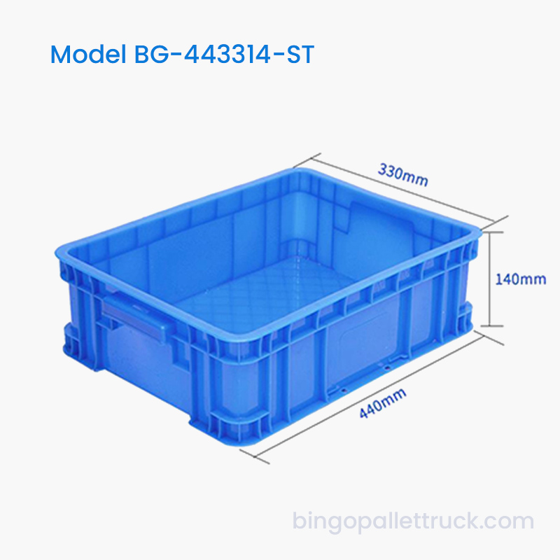Cutie stivuitoare din plastic industrial de 15 litri Coș de depozitare HDPE