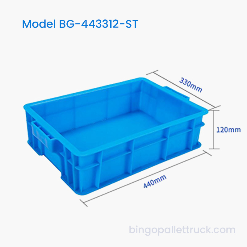 Cutie stivuitoare din plastic de 13 litri pentru logistica depozitului