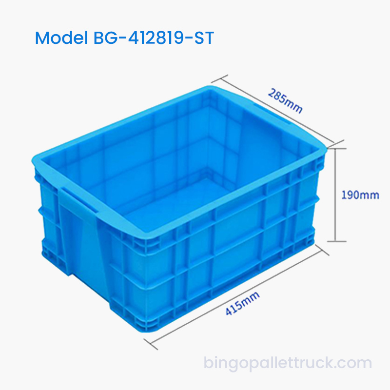 Container de depozitare cutie ușoară stivuabilă de 16 l pentru interior