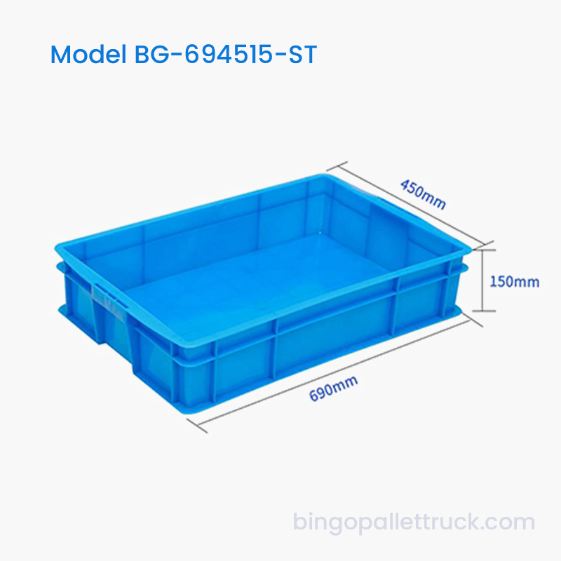 Cutie stivuitoare din plastic de 37 l pentru elemente de fixare și șuruburi