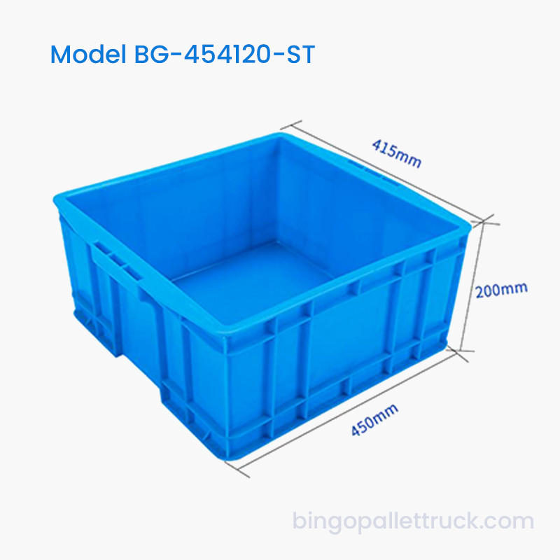 Cutie de depozitare din plastic stivuabilă de calitate industrială de 29 l