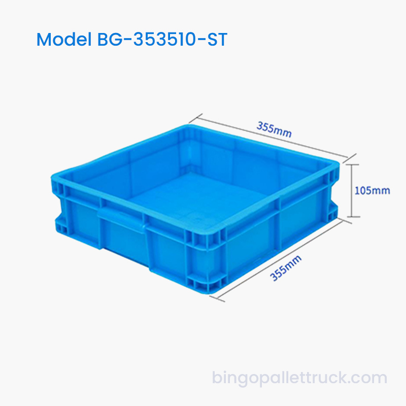 Cutie durabilă din plastic stivuită de 10 l pentru șuruburi