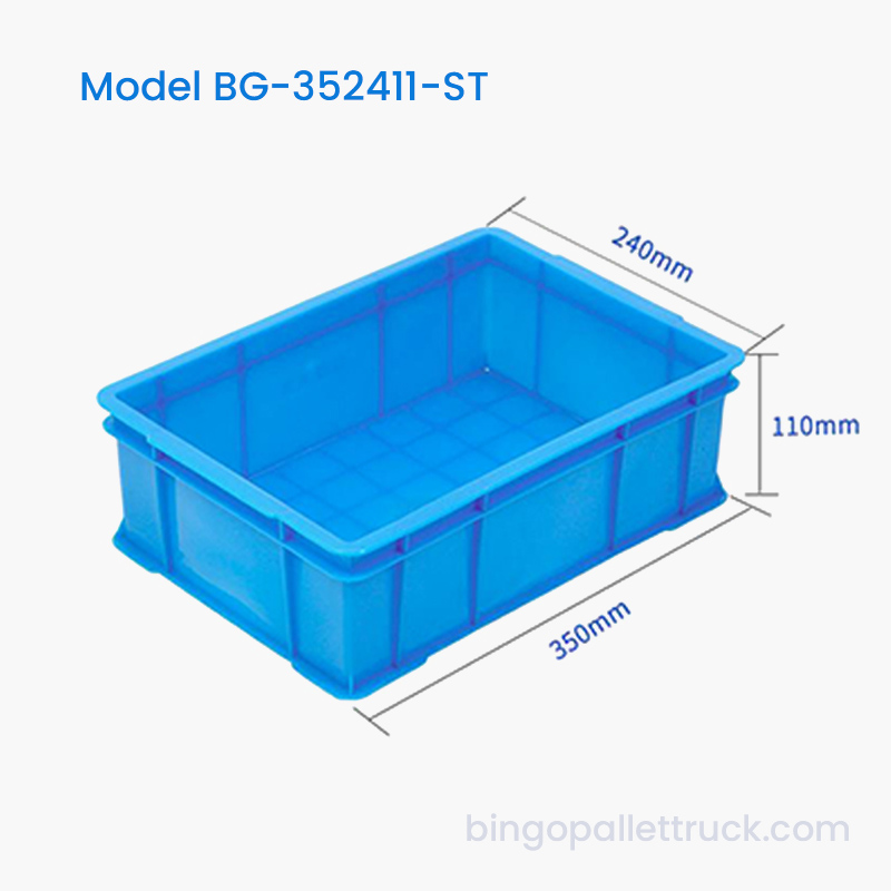Cutie stivuitoare din plastic HDPE 6L pentru depozitare zilnică