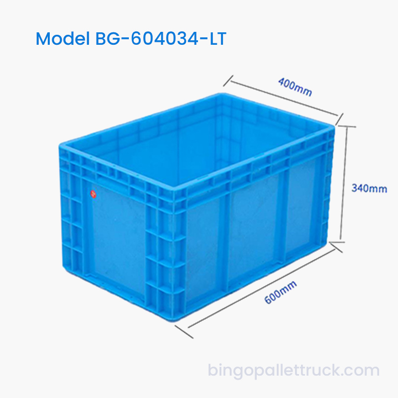 Geanta din plastic pentru logistica cu baza anti-alunecare de 68 litri pentru sortarea stocurilor mari