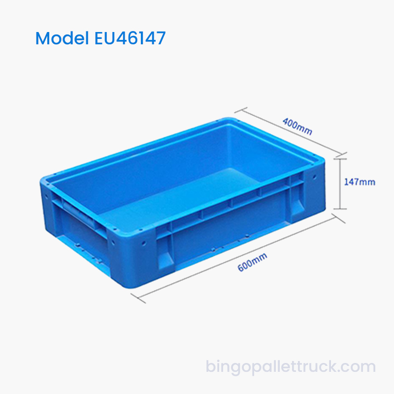 Cutie din plastic UE de 27 litri pentru produse alimentare de supermarket