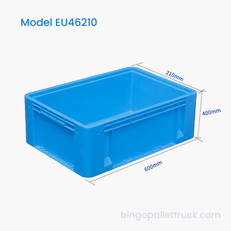 Recipient de depozitare din plastic UE HDPE de 43 L pentru uz interior