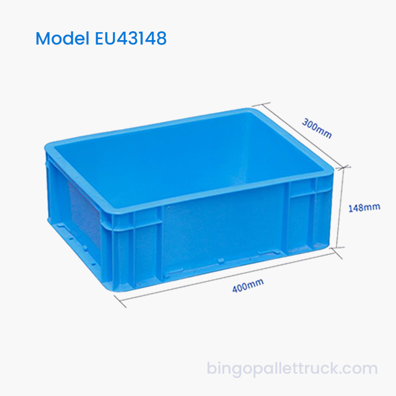 Cutie din plastic UE de 14 litri pentru depozitarea și ridicarea pieselor din fabrică