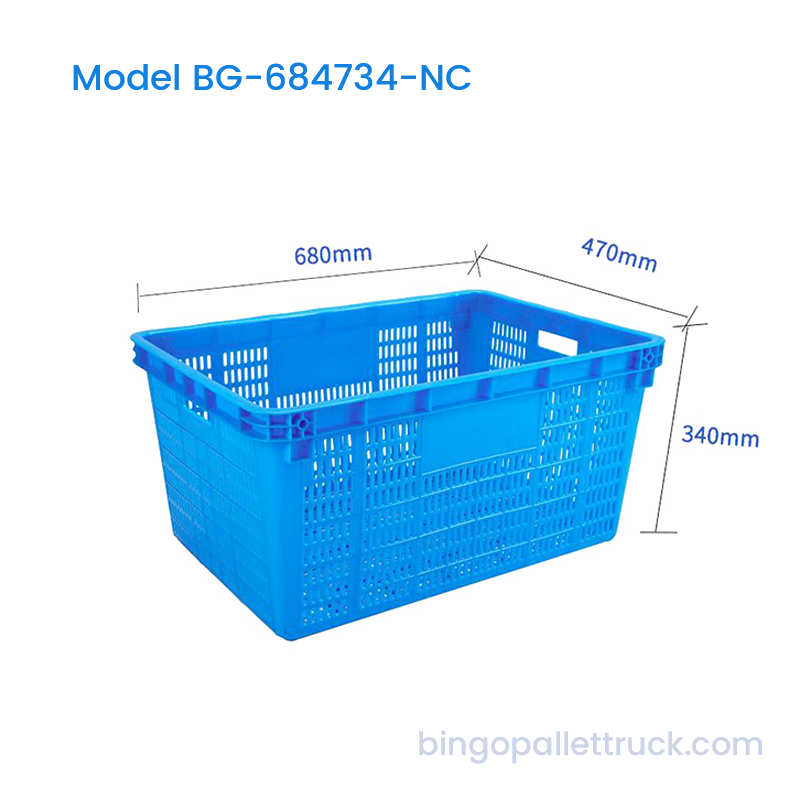 Ladă din plastic de înaltă rezistență HDPE 91L pentru agricultură