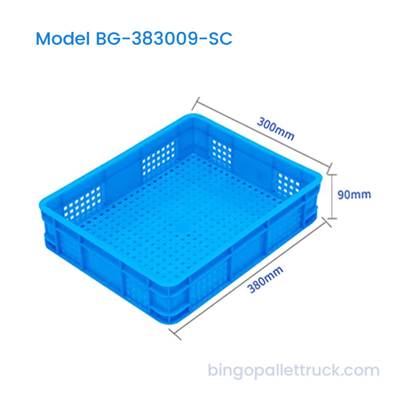 Ladă din plastic stivuită de 7L pentru recoltarea și transportul fructelor de pădure