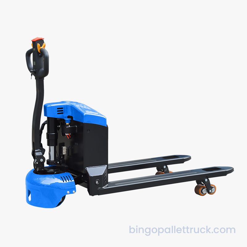 Transpalet electric Walkie de 2000 kg pentru depozit